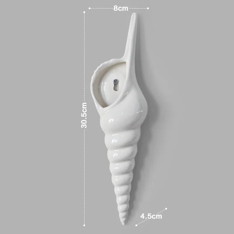 В скандинавском стиле, свадебные украшения, аксессуары, 3D Раковины, настенная ваза, Современная ваза, раковины, креативный фон, Настенная домашняя мебель - Цвет: A