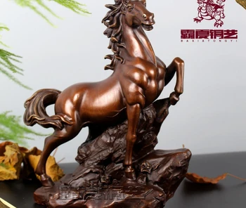 

10 Chinese Brass Horse Achieve Immediate Victory Zodiac Horse Feng Shui Statue