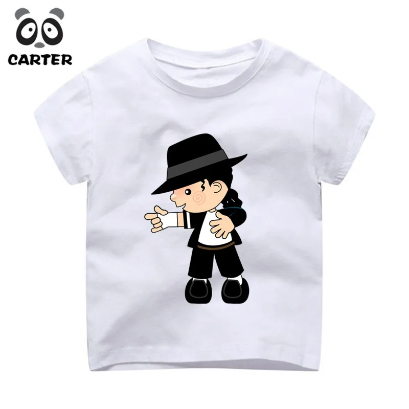 

Kid Summer Design Michael Jackson Bad T Shirts Boys Girls Cute Cartoon T-shirt Children Baby Camisetas