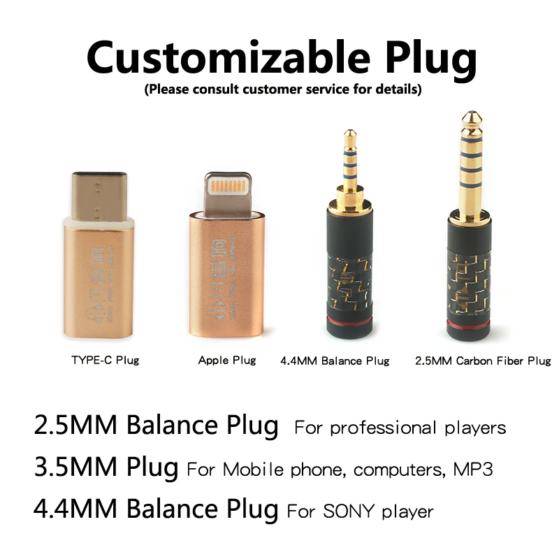 xiaofan Gu-Ag-Pd-Cu Alloy 8 Core Upgrade Cable 2.5