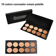 10 Colors Concealer Face Primer Cream Contour Blusher Palette Makeup Powder Facial Contouring Corrector Base Palette Foundation