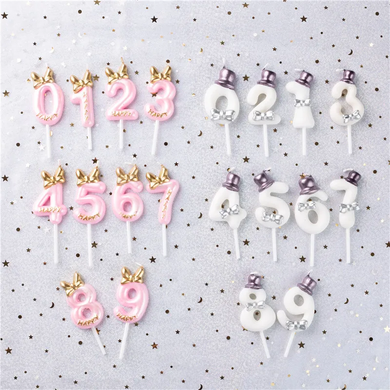 Хлопковый Топпер для торта в форме облака, количество, свечи для торта, товары для дня рождения, свечи для юбилея, цифры торта, вечерние свечи, украшение