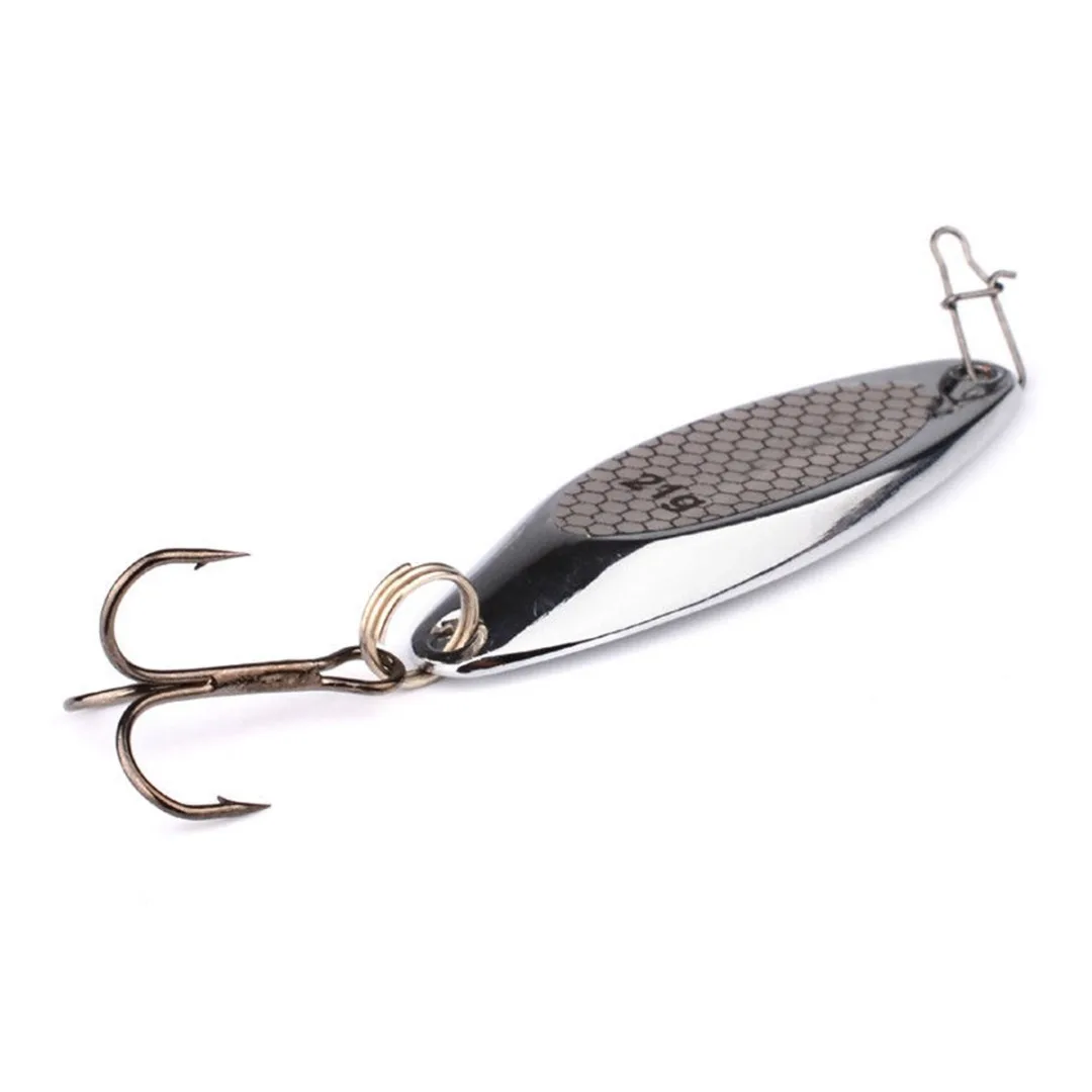 1Pcs High Quality 3g-40g Metal Spoon Fishing Lures Hard Baits Silver Spoon Lure For Fishing Baits Sea Lures Tool 9 Sizes