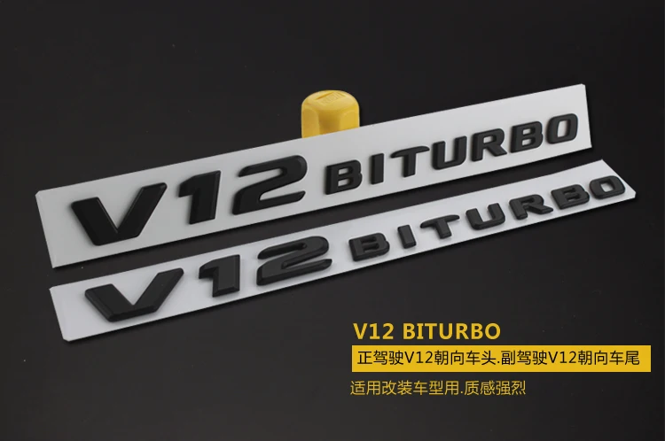 Emblema para Mercedes Matic + Turbo Estilo do Carro Carta Benz Biturbo 4 Matic Fender Logotipo Adesivo Cromo Preto Vermelho Amg V12biturbo v8 19 v8 biturbo 4 matic + turbo 4