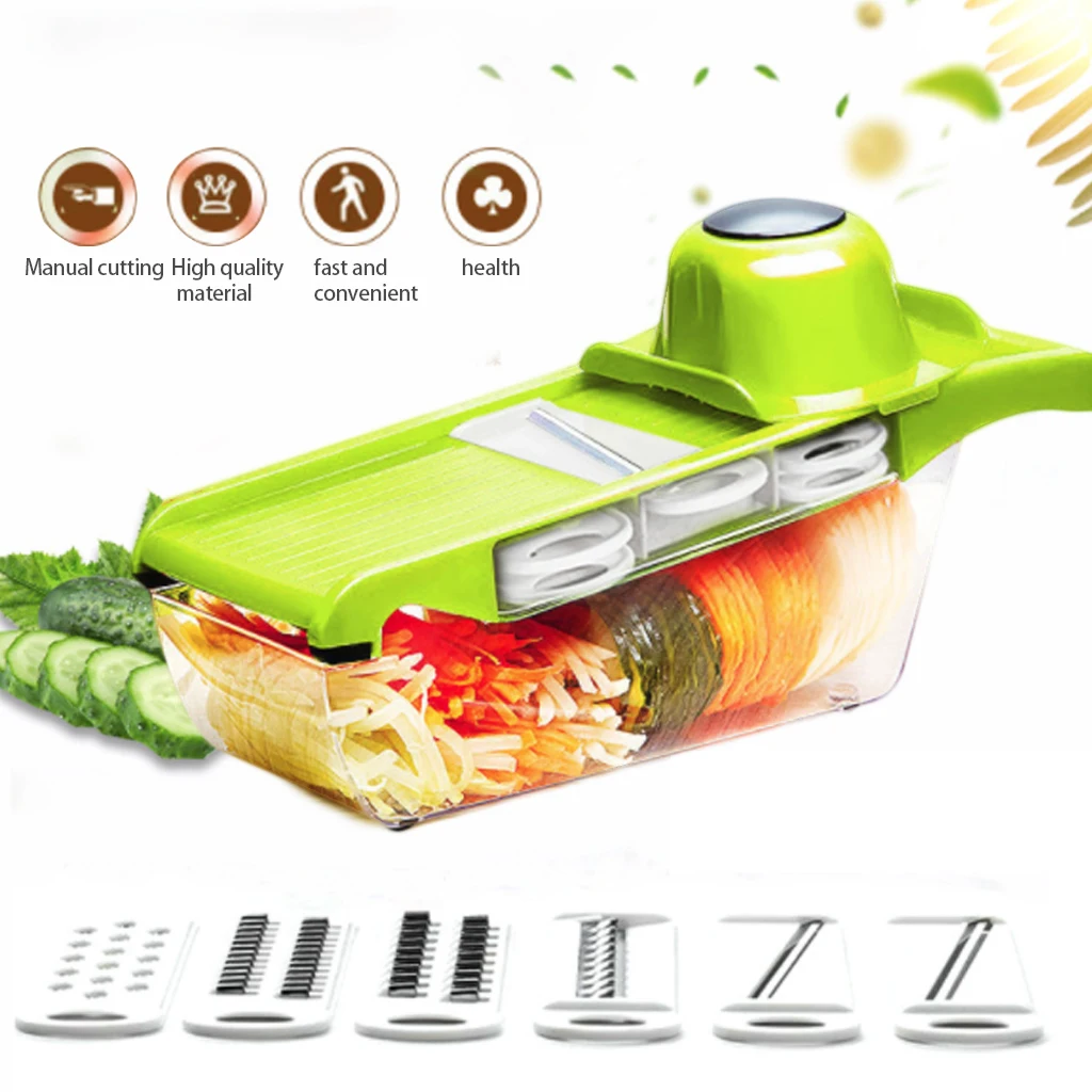 

Vegetable Cutter with Steel Blade Mandoline Slicer tools Potato Peeler Carrot Cheese Grater vegetable slicer Kitchen Accessories