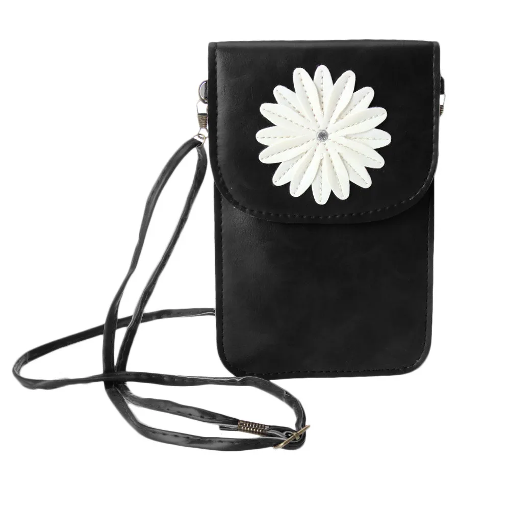 

Sunflower Touch Screen Bag Crossbody Bags For Women Phone Multicolor Packet Handbag Purse Wallet Clutch Female High Quality