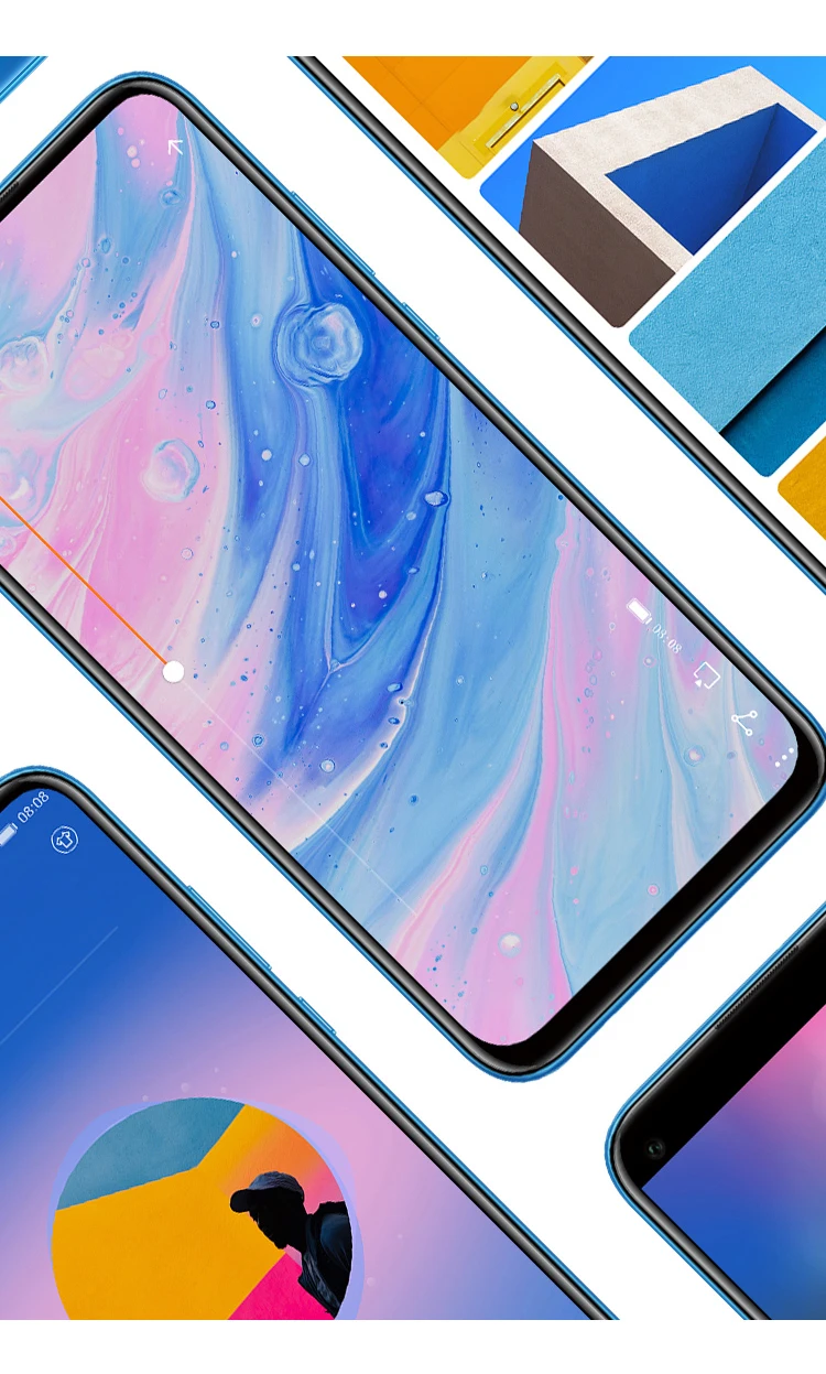 Мобильный телефон HuaWei Nova 5i 4G LTE Kirin 710 2310X1080 6," ips 8 Гб ram 128 ГБ rom МП отпечаток пальца OTG Android