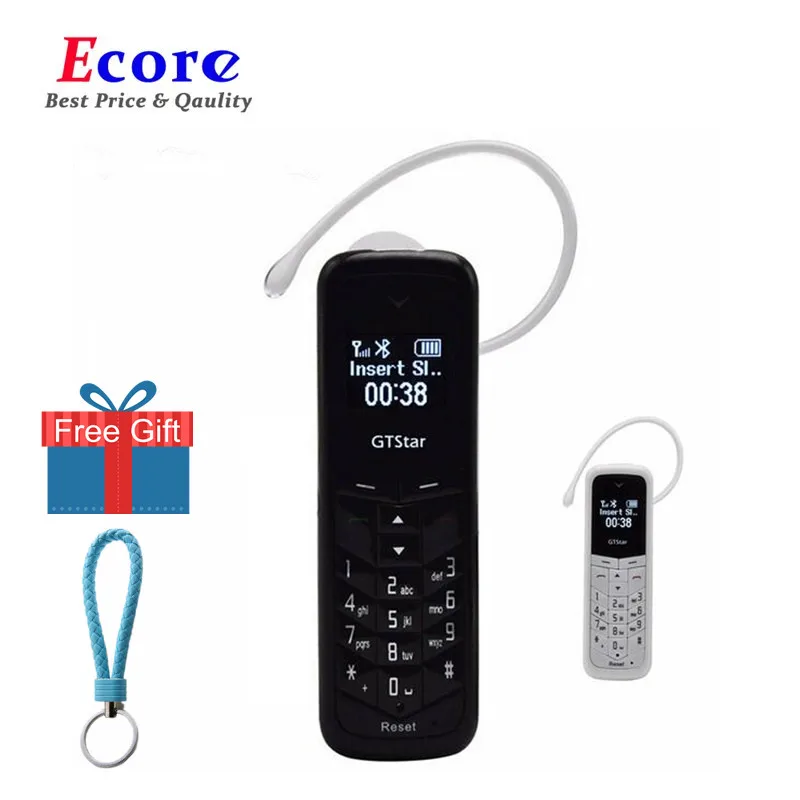 

Original GT-Star BM50 Unlocked Mini Mobile Phone Bluetooth EARPHONE Dialer 0.66 inch With Hands Free Cell Phone