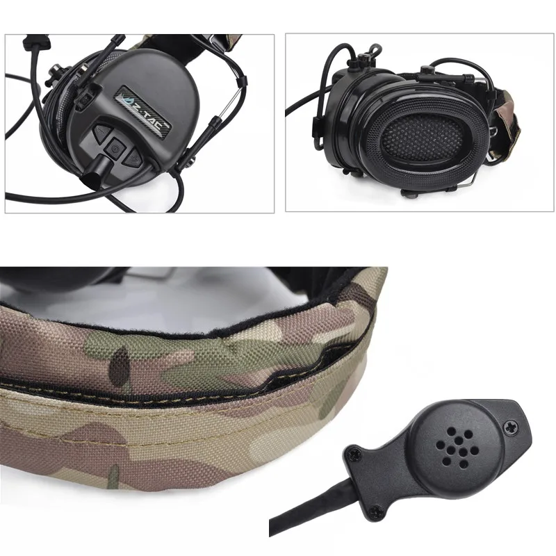 Z-tac Z110 военные наушники Softair повязка на голову версия подходит под новые или традиционные шлемы
