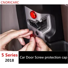 CNORICARC 1 комплект ABS Защитная крышка для автомобильной двери с винтом Водонепроницаемая Крышка для BMW 5 серии 528 530 540 G38 2018