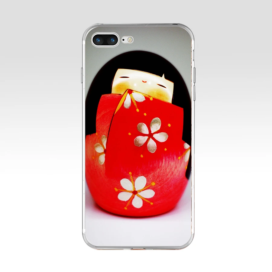 113AQ Матрешка Дизайн Мягкий ТПУ силиконовый чехол для Apple iPhone 6 6s 7 8 plus