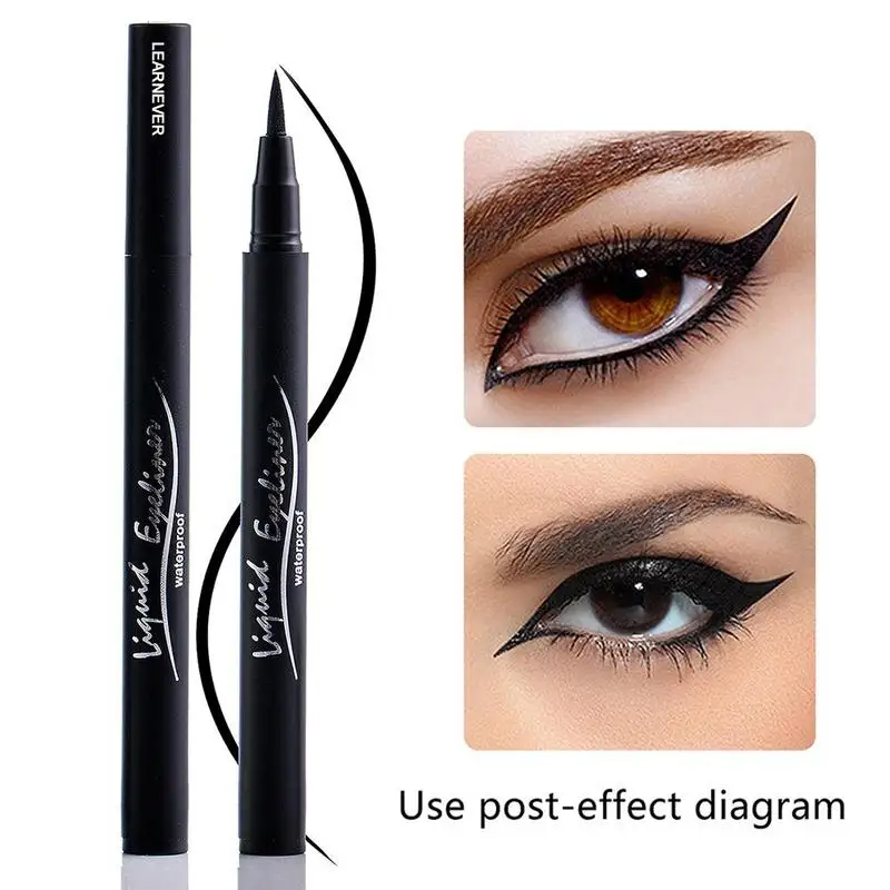 

1Pcs Black Long Lasting Eye Liner Pencil Waterproof Eyeliner Smudge-Proof Cosmetic Beauty Makeup Eyeliner Liquid Hot Sale