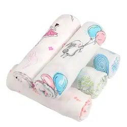 Дышащие детские одеяла бамбуковое волокно Ткань Муслин Марлевое полотенце супер мягкие одеяла для новорожденных Лето wrap 120*120 см