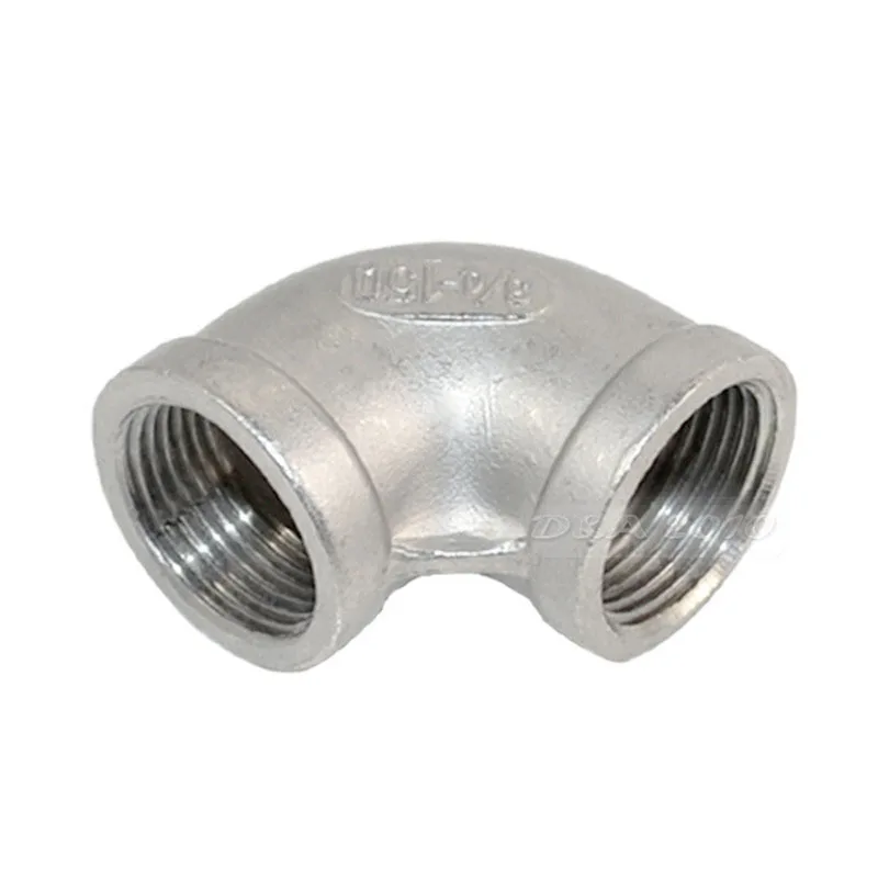 Megaron 3/4 &quotлокоть 90 градусов угловой F/F нержавеющая сталь SS304 Женский * FemaleThreaded