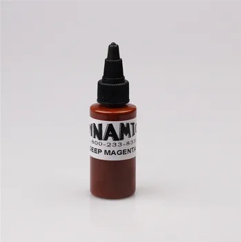 

5pcs DEEP MAGENTA colors permanent makeup ink tattoo pigment set 30ml/bottle 1oz tattoo supply wholesale
