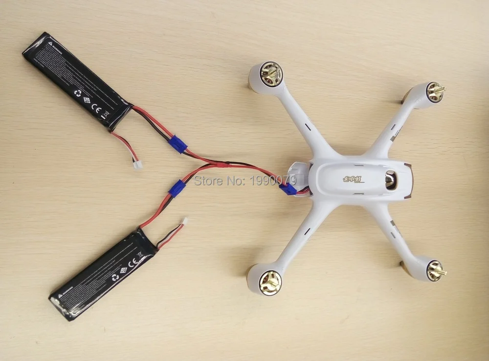 Hubsan H501S H501A H501M H501C аксессуары для аккумулятора параллельный кабель EC2 вилка увеличивает время полета в течение 30 минут