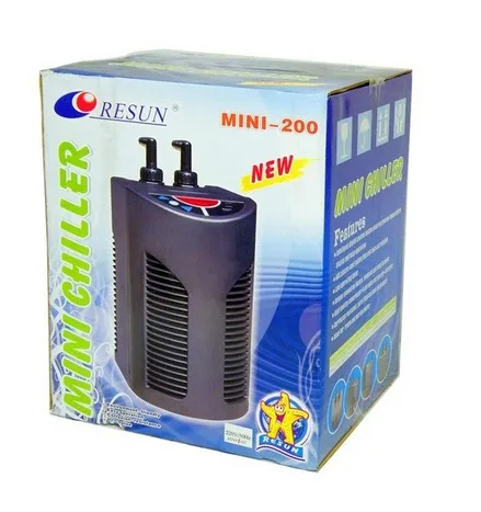 Холодильник RESUN MINI200. 1/10HP мини охладитель холодной воды Mini 200 маленький низкий