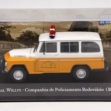 IXO Алтая 1:43 Весы сельских Willys Companhia de policiamento rodoviario RS Игрушечные лошадки модели автомобилей литой Ограниченная серия коллекции