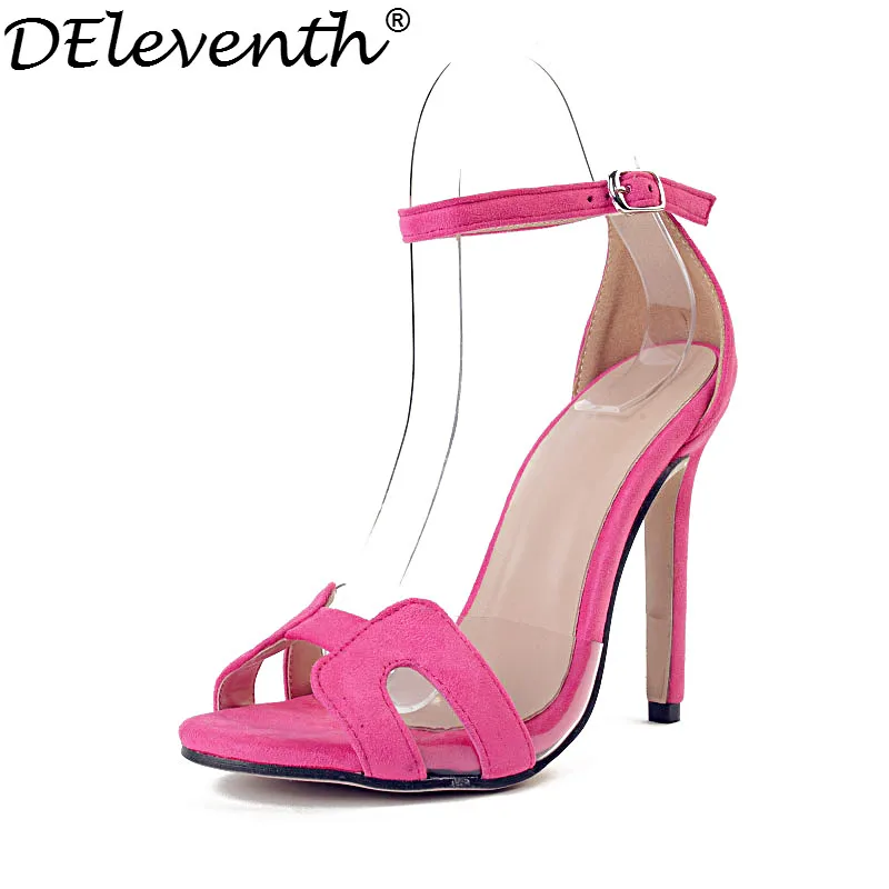

Fashion Stiletto High Heels Sandals Women's Shoe  Buckle Strap Summer Dress Shoes Woman Sexy Open Toe Sandals Party Wedding