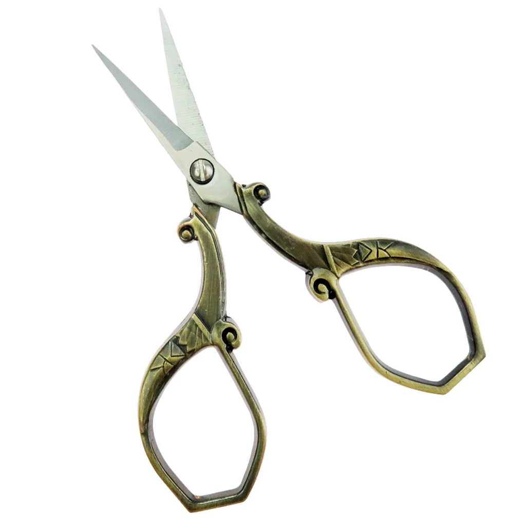 fityle Vintage European Style Scissors for Embroidery, Sewing, Craft, Art Work & Everyday Use