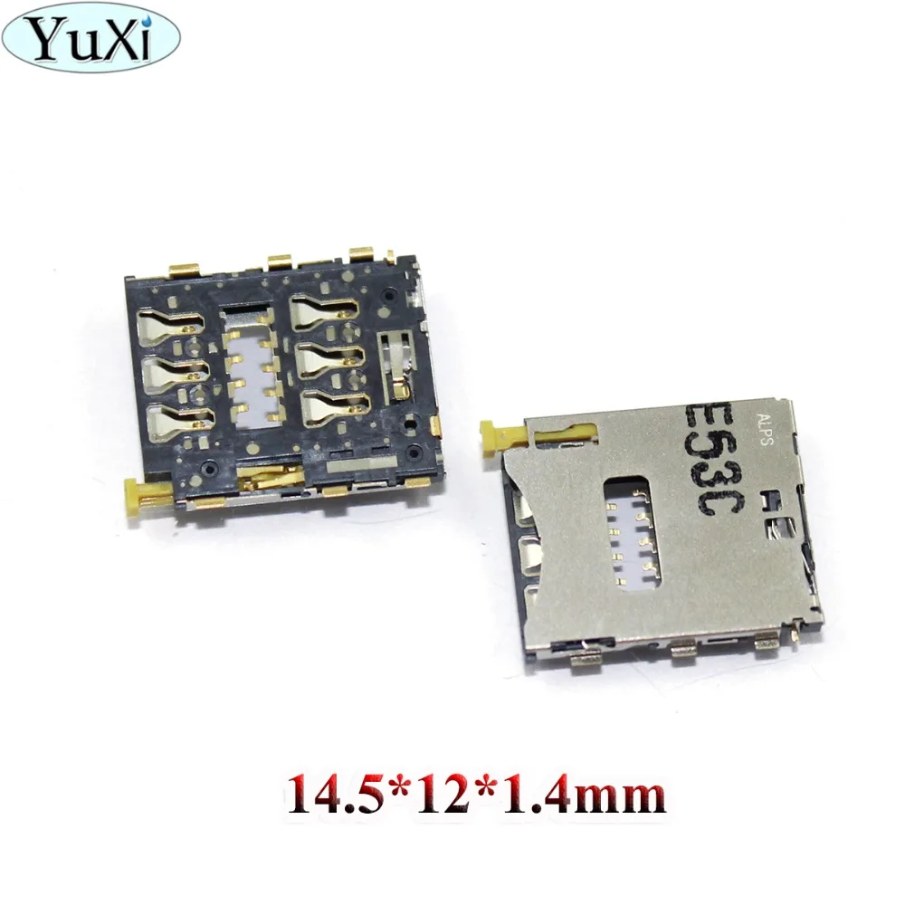 

YuXi For Sony Xperia Z3 L55 L55T D6603 D6653 D6633 M55W SIM Card Tray Slot Holder Socket Connector Plug Repair Part