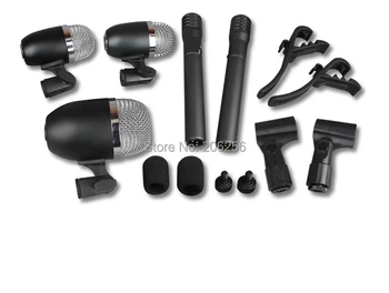 

New Hot Bass Drum ACEMIC DM-5C Drum Set Series Microphone Hit the drum drum kit instruments sound pickup etc with Aluminum case