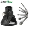 Dutoofree Rotary Tools Special Seat Dedicated Locator Horn Fixed Base 6pcs Wood Milling Cutter Set Dremel Accessories Power Tool ► Photo 1/6