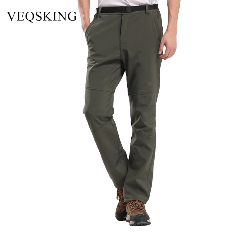 

Clearance! Waterproof Hiking Pants Men's Fleece Softshell Pants Winter Trekking Fishing Pants Outdoor Sport Trousers Men M-XXXL