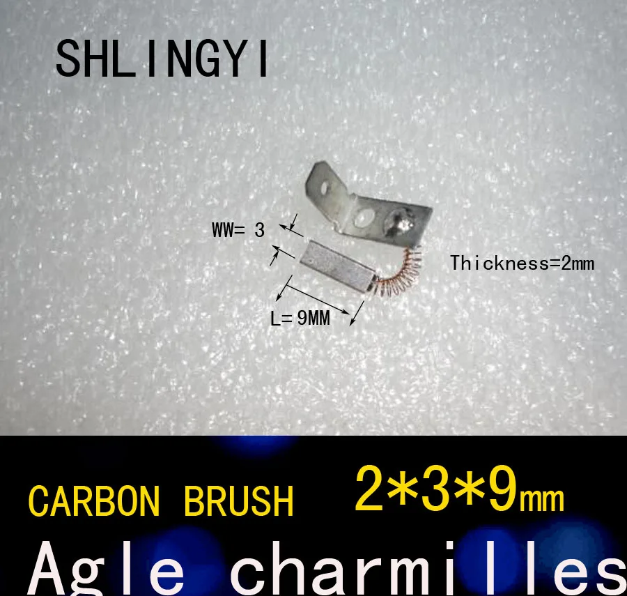 

9*3*2MM 80%silver carbon brush - Wire feeder The main carbon brush for Agle charmilles