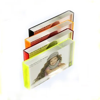 

High Transparent Rectangle Acrylic/Plexiglass Wedding Picture Frames PF009