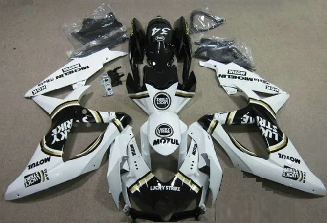 Мотоциклетные Обтекатели для Suzuki GSXR GSX-R 600 750 GSXR600 GSXR750 2008 2009 2010 Инжекционный