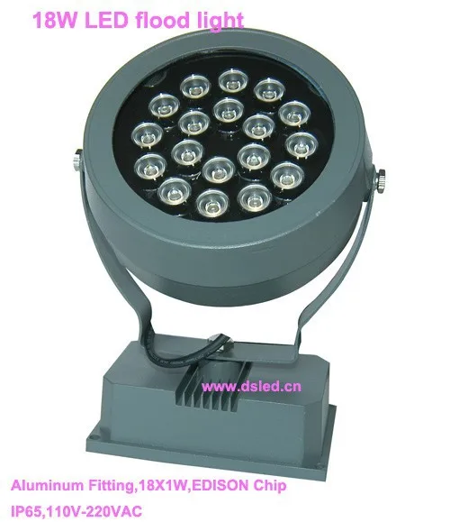 CE, IP65, хорошее качество, 18 Вт светодиодный проектор света, светодиодный прожектор, DS-T06B-18W, 110V-250VAC, 18X1 Вт, Эдисон чип