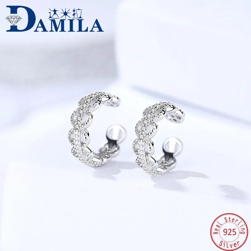 1 S925 sterling silver clip earrings