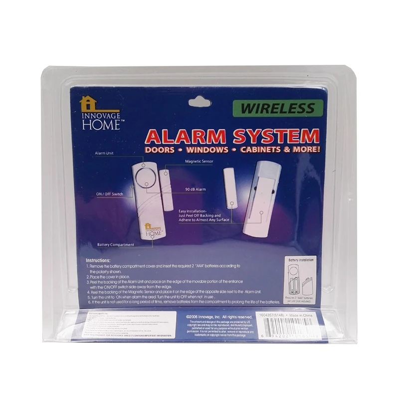 4Pcs Door Window Alarm 3
