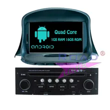Roadloevr Android 6,0 PC dvd-плеер Media Center для peugeot 206 стерео gps навигация одного Din видео Magnitol автомобильной