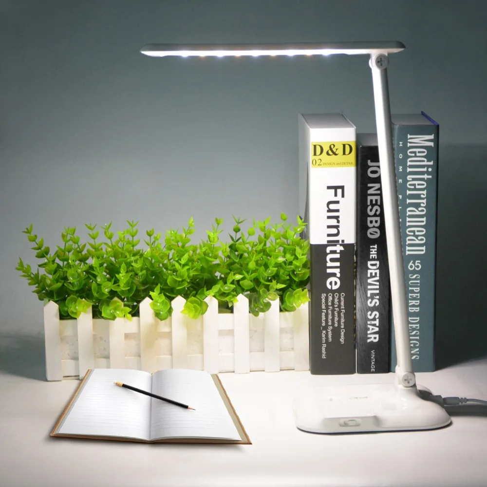 

USB port desk lamp USB LED table lamp led desk lamp bed reading book light for students kids bedroom night light