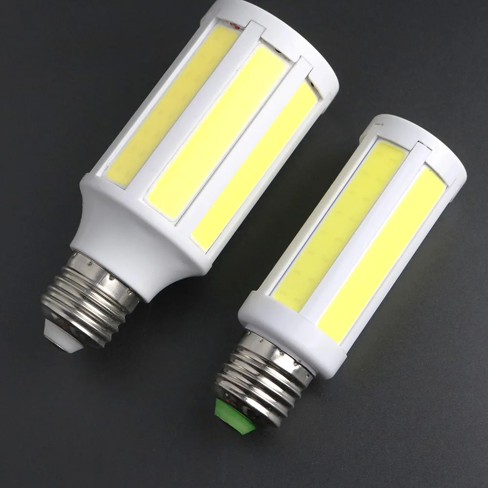 7W 10W led corn bulb lamps COB light 2 color option E27 B22 E14 AC220V