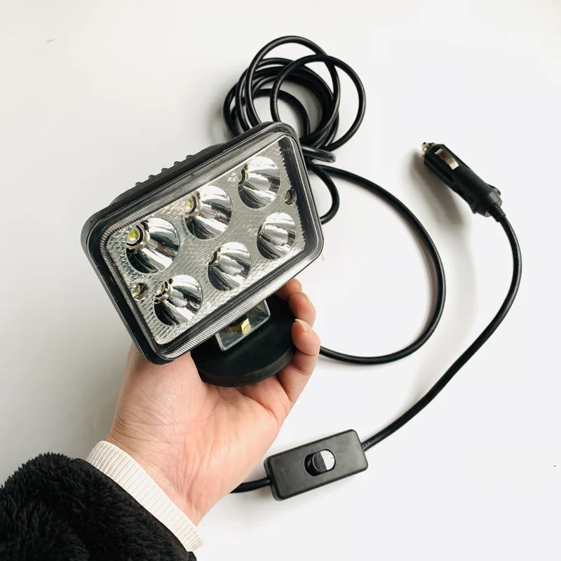 

Rubberized Magnet Mounts 30W Led Car Spot light Offroad Headlight 4x4 Truck ATV SUV 4WD Fog light Autos Led driving work light