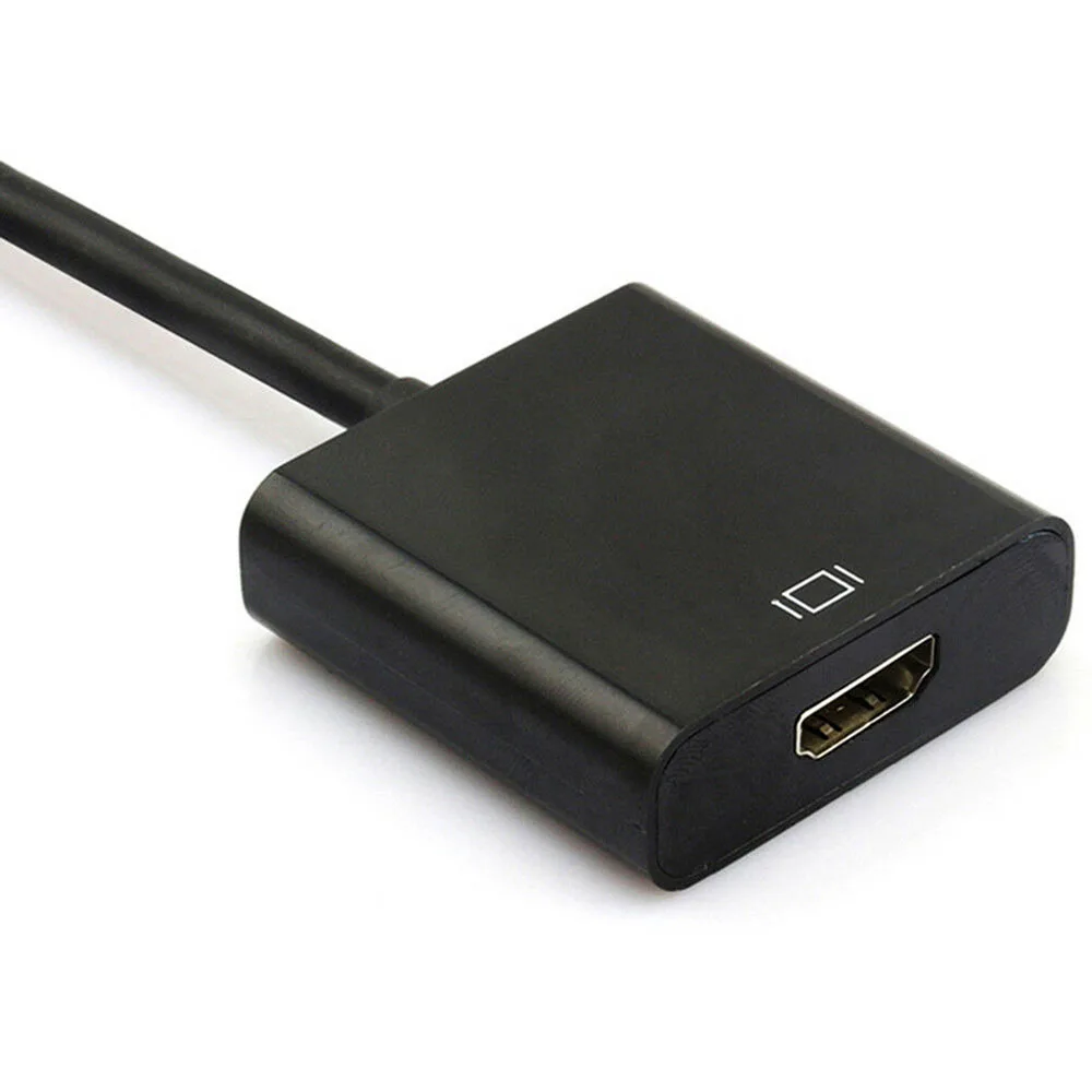 Переходник DisplayPort DP папа HDMI мама кабель конвертер для Dell HP Asus Lenovo Acer Прямая