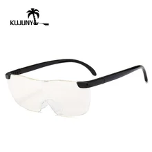 KUJUNY увеличение в 1,6 крат+ 250 градусов очки для чтения увеличительное изображение 1,6 очки для дальнозоркости увеличительные линзы для зрения