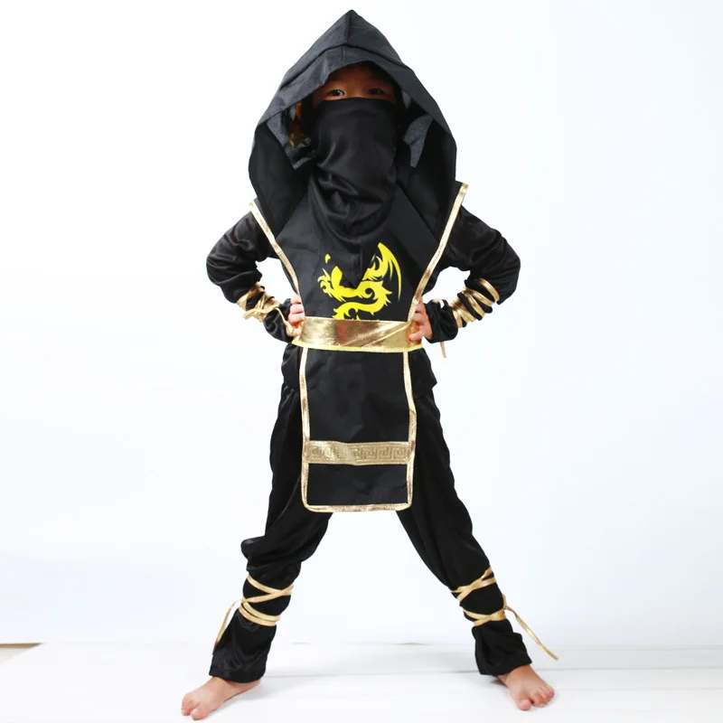 

Halloween Kids Ninja Costumes Halloween Party Boys Girls Warrior Stealth samurai Cosplay Assassin costume party fancy dress