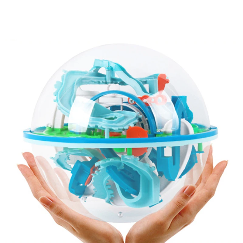 

3D Ball Maze Puzzle Labyrinth Magic Intellect Maze Ball Perplexus Ball Intelligence Educational Toys for Children 138 Steps 19cm