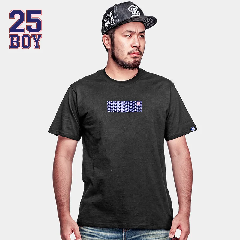 25boy carptown Футболка с принтом китайской культуры Мода уличная|tee tee|printed teetees print |
