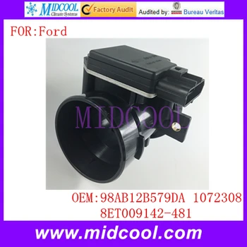 

New Mass Air Flow Sensor use OE No. 98AB12B579DA 98AB-12B579-DA 1072308 8ET009142-481 for Ford