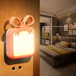Светодио дный Светодиодная лампа с датчиком управления ночной лампой мини-новинка квадратная спальня лампа для детского подарка