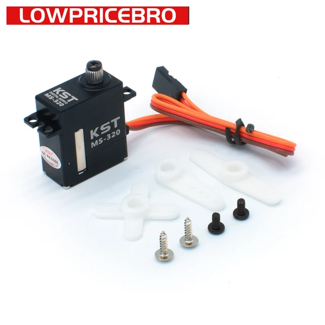 $37.59  KST MS320 8V 5kg 0.08sec Digital Servo Motor for Fixed-wing Drone UAV Helicopter 1/8 1/10 RC Car Bo