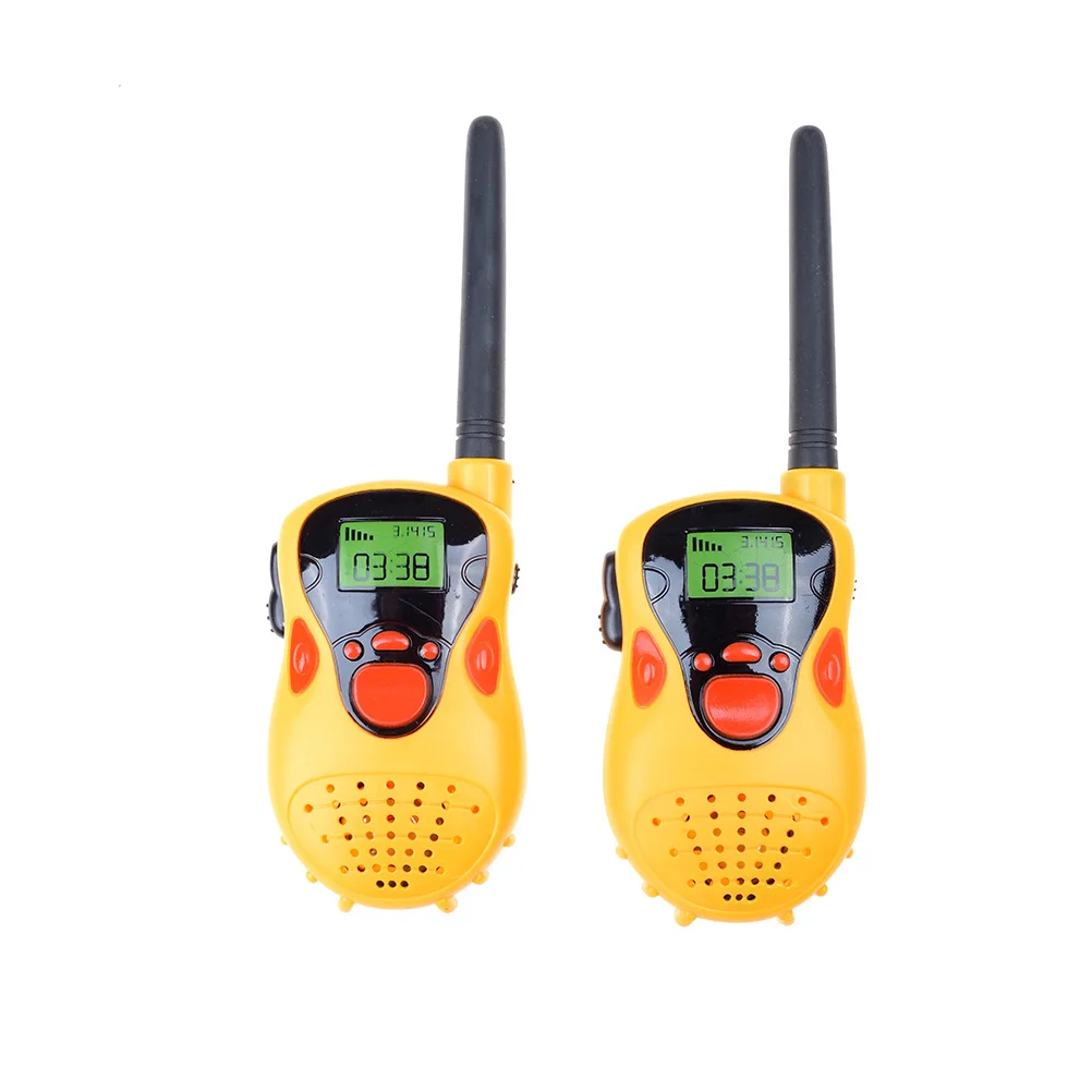 2pcs Cute Two-way Handheld Radio Transceiver Walkie Talkie Children Parent Toys New Best Gift For Child Kids