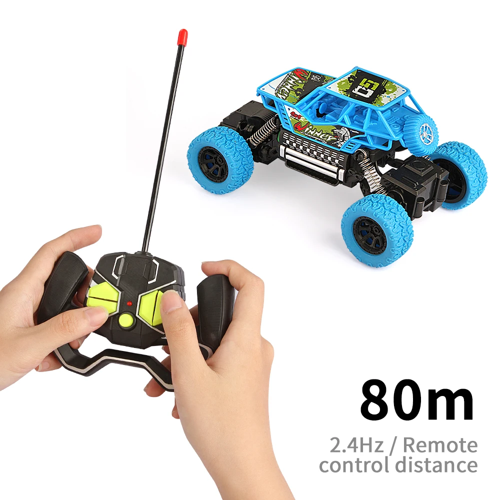 Remote Control Car High Speed Racing Bigfoot RC Car 4WD Toys 4CH Vehicle Off-Road Truck For Boys Kids Surprise Gift(Blue) Remote Control Car High Speed Racing Bigfoot RC Car 4WD Toys 4CH Vehicle Off-Road Truck For Boys Kids Surprise Gift(Blue)