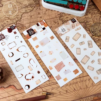 

12PCS/LOT etro life series Creative decoration DIY paper washi stickers