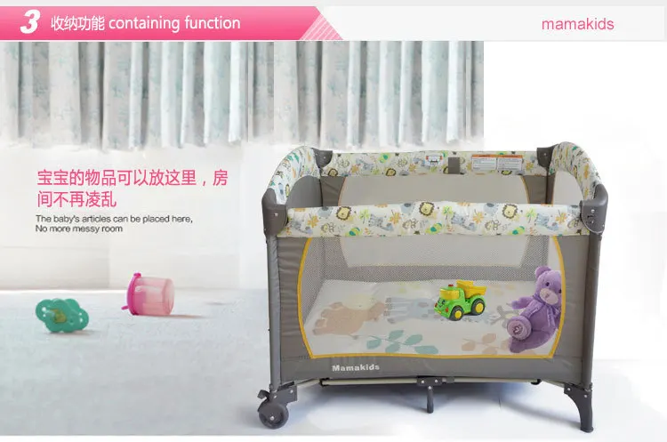 Babytrend же пункт Multi-function складная кровать для игр Direct складная кроватка детские пеленки настольные кроватки